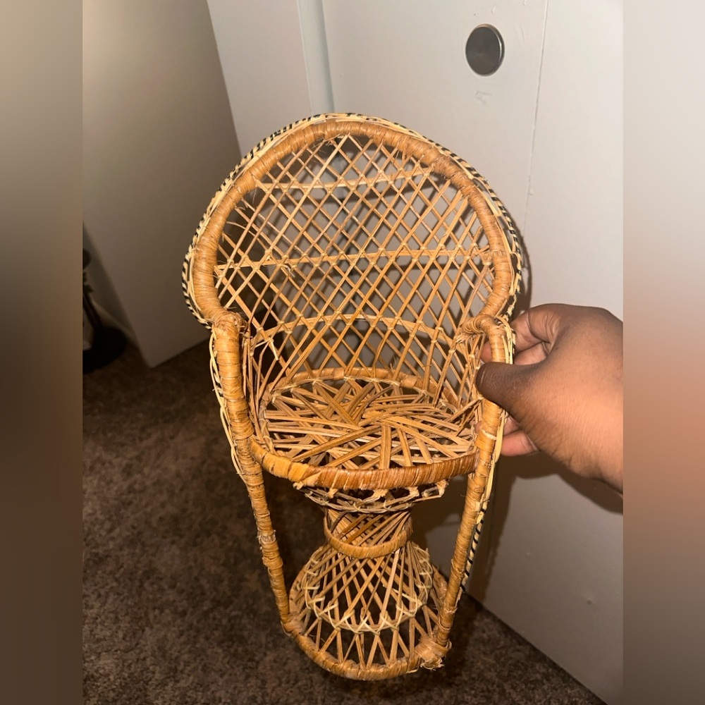 Wicker Doll Chair